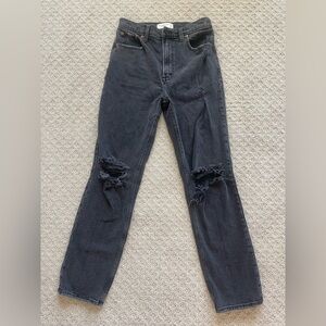 NWOT Abercrombie & Fitch 90s Ultra High Rise Black Jeans